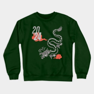 Chinese New Year of Wood Dragon 2024 Crewneck Sweatshirt